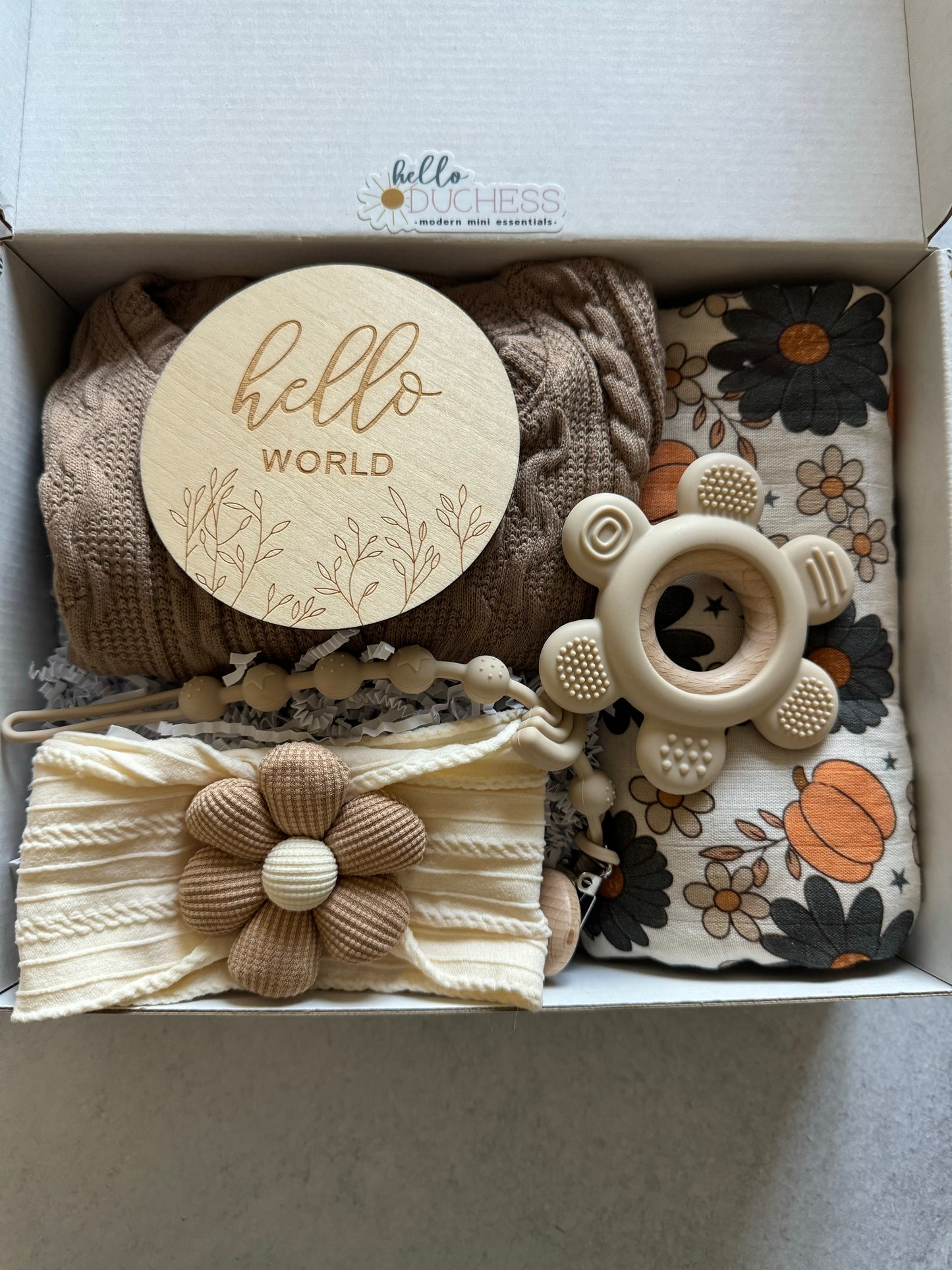 Hey There Pumpkin Baby Box