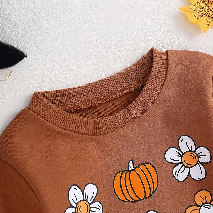 Pumpkin Daisy Fall Onesie - Cute Baby Fall Outfit | Hello Duchess