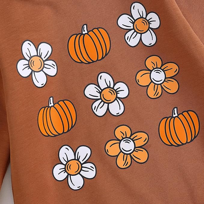 Pumpkin Daisy Fall Onesie - Cute Baby Fall Outfit | Hello Duchess