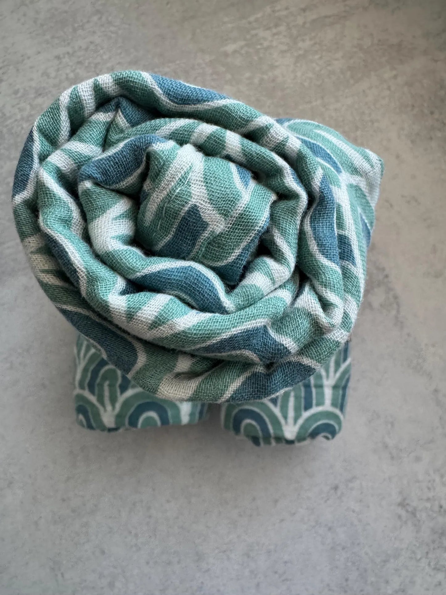 Rainbow Cotton + Bamboo Muslin Swaddle Rainbow Blanket